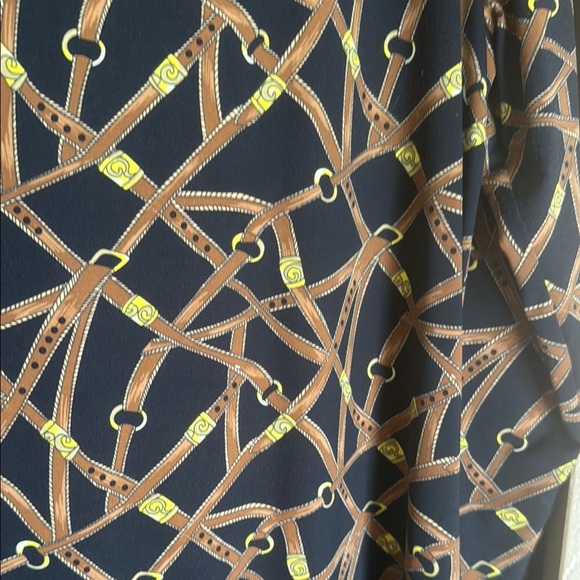 Equestrian Patterned Dress w Pockets! - Picture 1 of 4